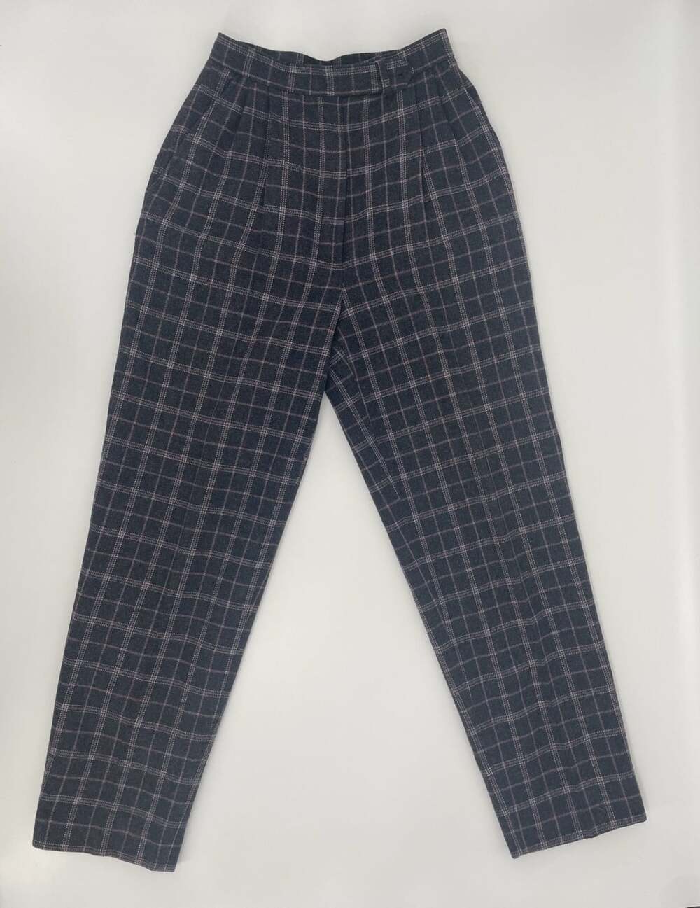 Pendleton Wool Pants Size 4 Petite Plaid Virgin Wool Trousers